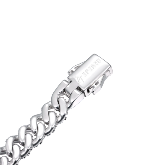 Micro Round Cut Cuban Link Chain