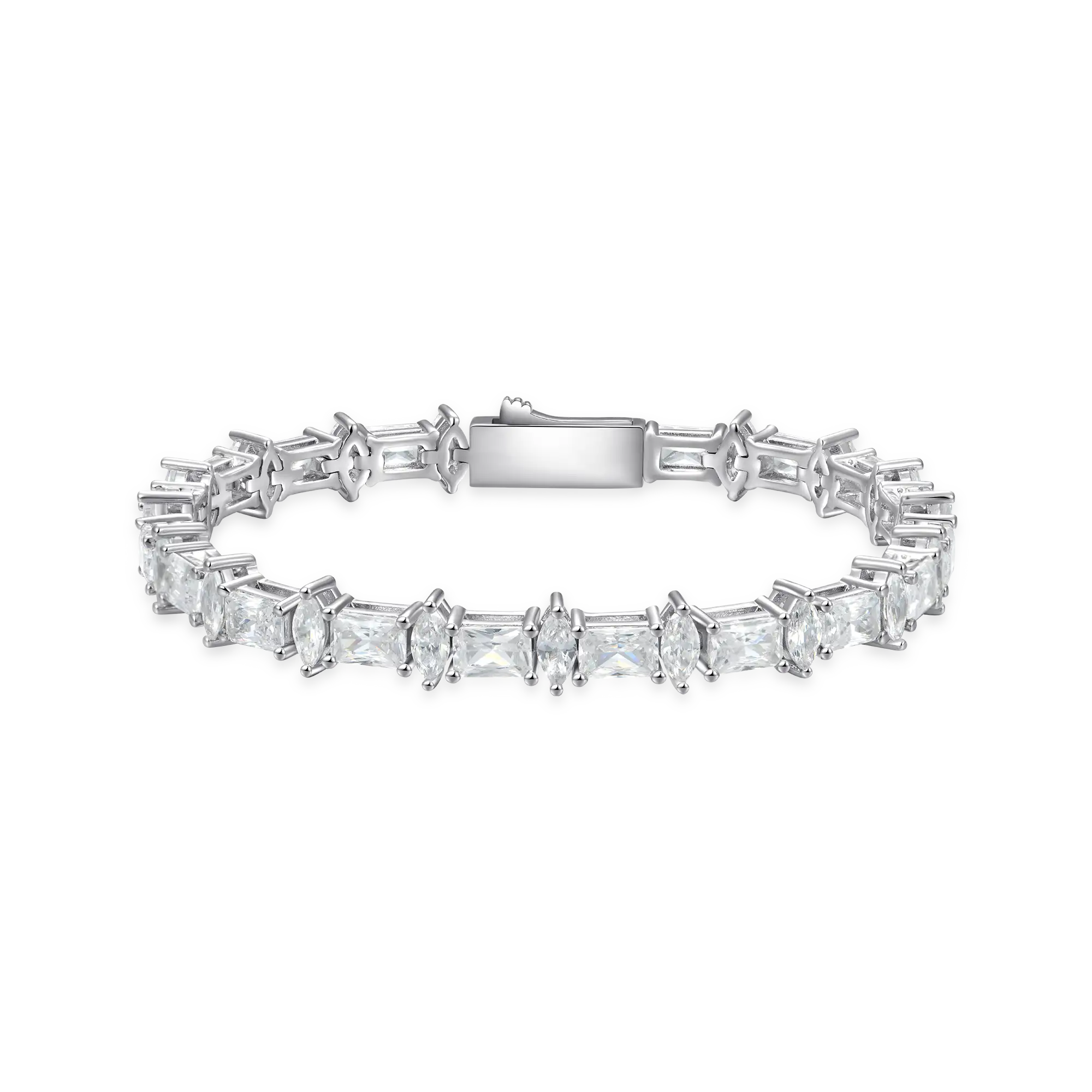 Refined Luster Tennis Bracelet